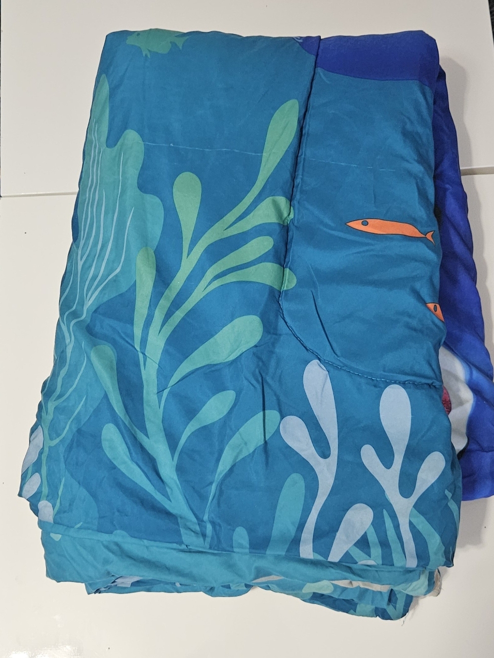 Disney Finding Nemo Blue and Orange Comforter - Picture 4 of 4